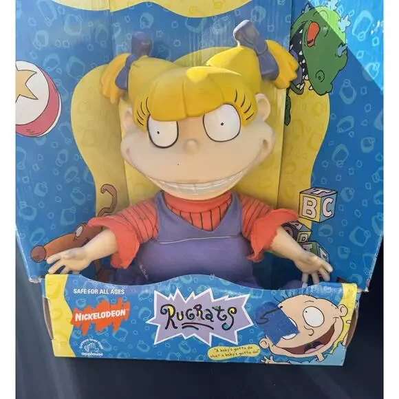 New Nickelodeon Rugrats Angelica Doll Toy 1997 Vintage Applause Rare